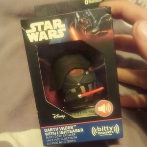 Mini Disney Star Wars Darth Vader Blue Tooth Speaker. Nwt.